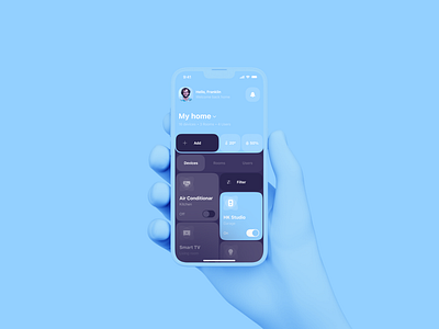 Smart home (concept) app design graphic design illustration ui ux