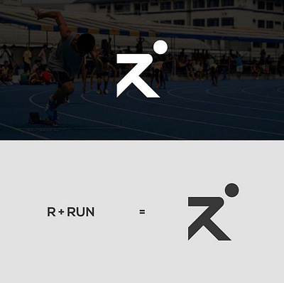 Run logo design branding design flat icon illustration logo logo design logo per day ui vector
