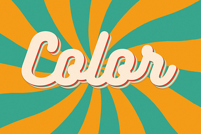 Retro Text Effect in Adobe Illustrator design illustration photoshop typography vector