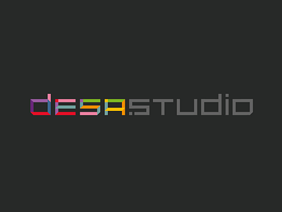Desa.studio brand branding code desa design font identity illustration it letter logo logotype point studio