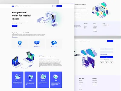 medical website dicom figma figmadesign homepage medical ui ux