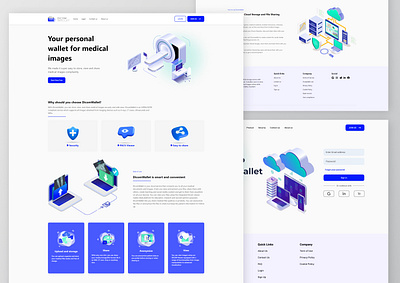 medical website dicom figma figmadesign homepage medical ui ux