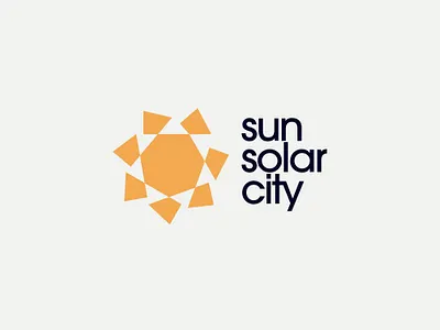 sun solar city logo design abstract brand design geometric logo logodesigner logomark minimal modern simple timeles