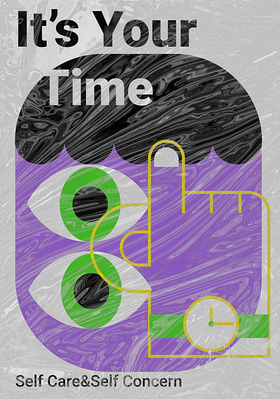 My Time - plastic feeling poster branding design graphic design poster ps