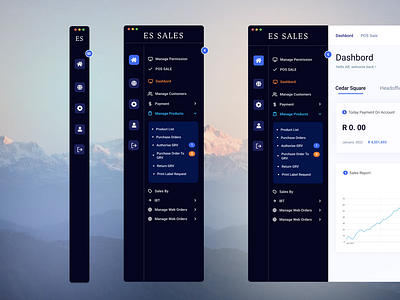 Dual-tier sidebar navigation dual tier sidebar navigation ui