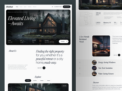 Rubbait - Discover Your Ideal Property architect architecture branding graphic design home page homepage homepage design landing page landingpage logo portfolio property real estate residence residence house ui ui ux web design website website design