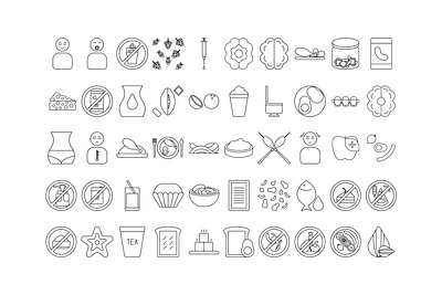 Icon Pack: Ketogenic Diet design icon icons illustration ketogenic diet