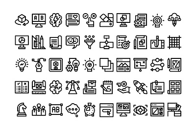 Icon Pack: Design Thinking design design thinking icon icon pack icons illustration