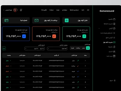 wallet darkmode domain wallet website