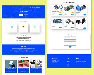 Web project electronics and components sales componenelectronic dailyui ui website