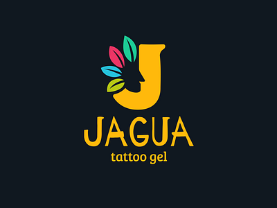 Jagua brand branding design feathers font gel identity illustration indian j jagua letter logo logotype monogram tattoo