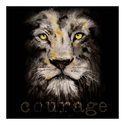 Painting Courage design illustration painting