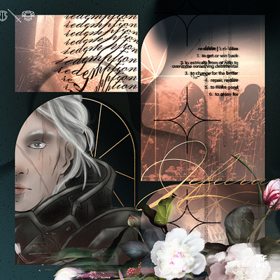 character art moodboard: jefeera character art illustration moodboard typography