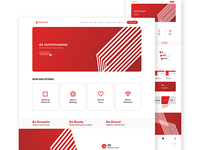 Singular Redesign dribbble online product design tbilisi ui ux
