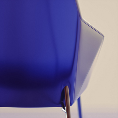 Bleu II 3d 3dart animation animation art art blue c4d chair cinema4d design interior jaykats material model motion art octane texture
