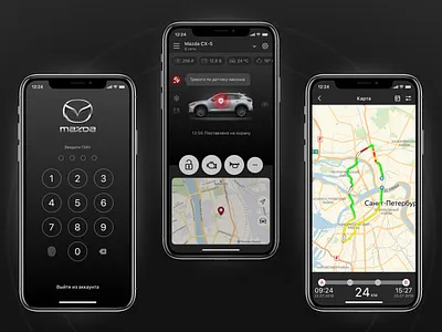 MAZDA App app mazda ui ux