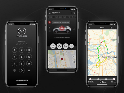 MAZDA App app mazda ui ux