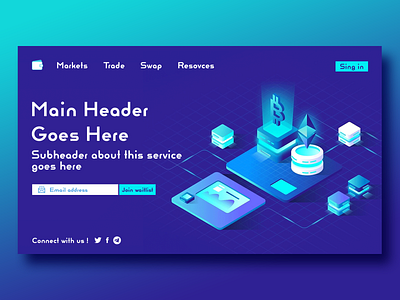 Bitcoin Website Landing page bitcoin blockchain branding clean coin crypto exchange crypto landing page crypto web design cryptocurrency currency design ethereum graphic design litecoin photoshop ui ux website design