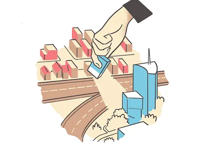 Pete #1 editorial illustration illustration infrastructure monocle spot illustration