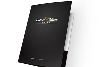 Branding Golden Valley Bank branding campaign graphic design