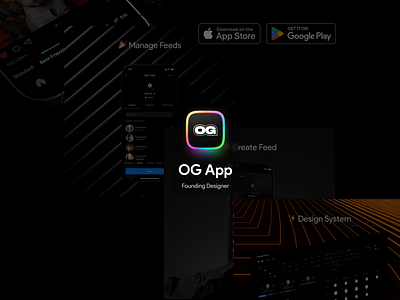 the OG app app branding design founding designer keshavketan product design theogapp ui ux