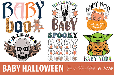 Baby Halloween Sublimation Bundle skeleton bones