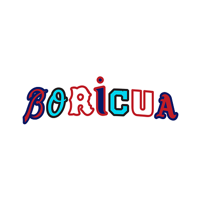 Boricua Logo baseball branding illustrator puerto rico vector