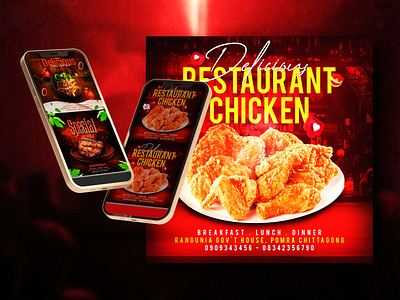 Instagram Post | Social Media | Ads | Banner | Advertising branding flyer design graphic design instagramstory linkedinbanners restaurantposter