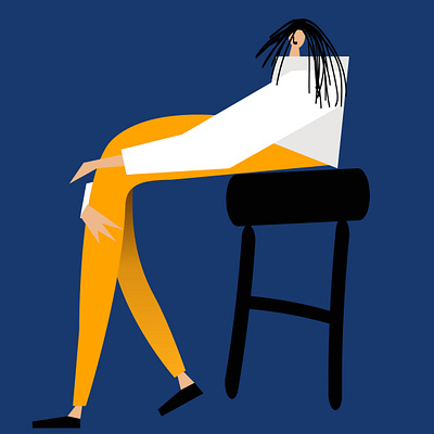 a little rest design graphic design illustration riso vector люди