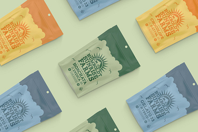 Humboldt Sunrise cannabis green illustration logo orange packaging smoke sunrise weed
