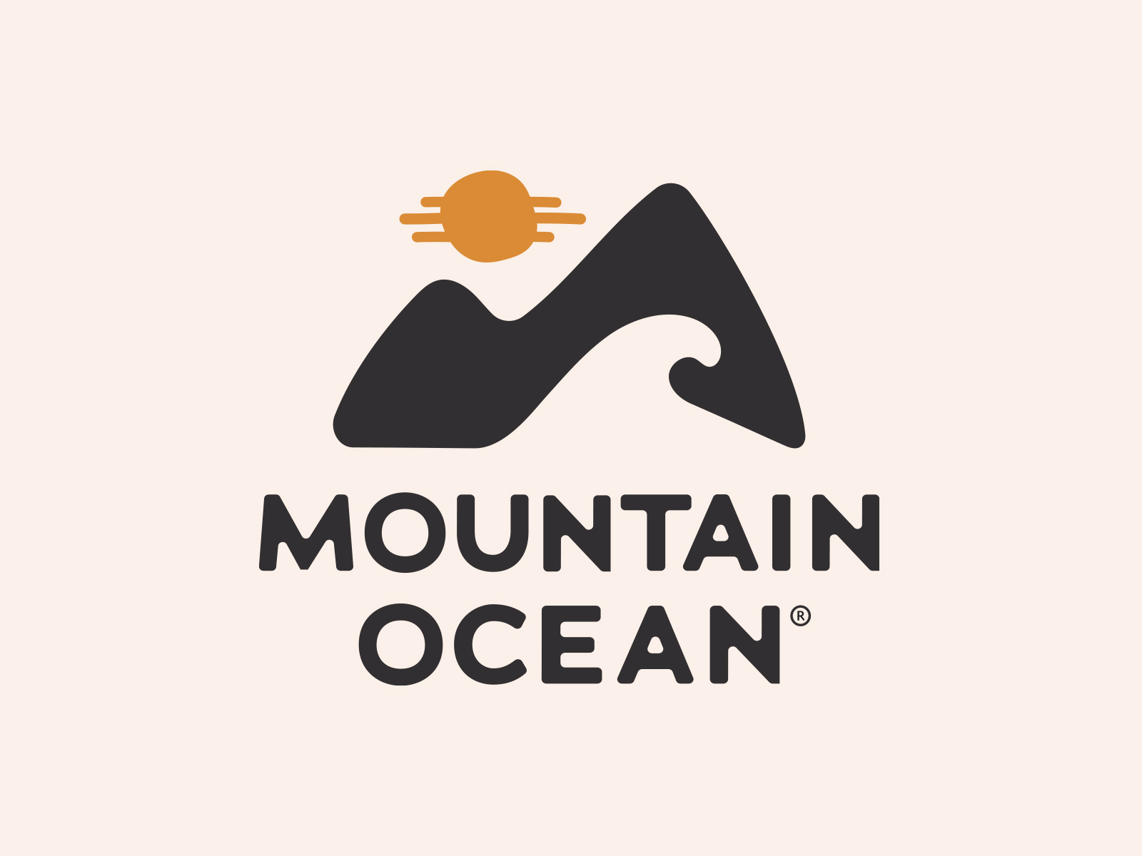 Example of Mountain Ocean Skin Trip logo proposal