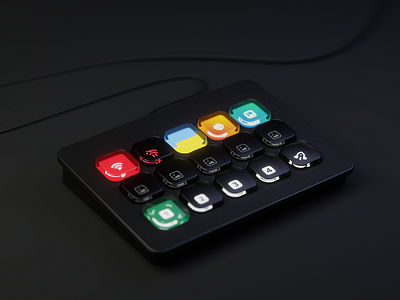 Boatswain: Stream Deck Configurator blender eevee icon mockup prototype symbolic