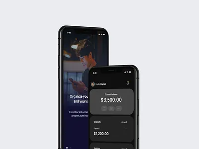 Banking App application banking app card app dashboard data figma finance app interface onboarding ui ux