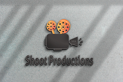 Shoot Logo 3d animation branding graphic design logo ui