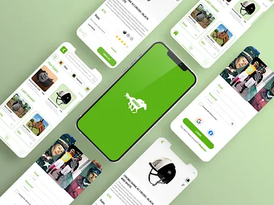Ui/UX For Jockeys Shop App adobe xd app horses app ui user interface ux