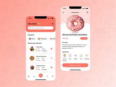 Daily UI #TriboCriativa - Delivery App app daily ui delivery delivery app delivery food design food food app mobile ui tribo criativa ui ui design