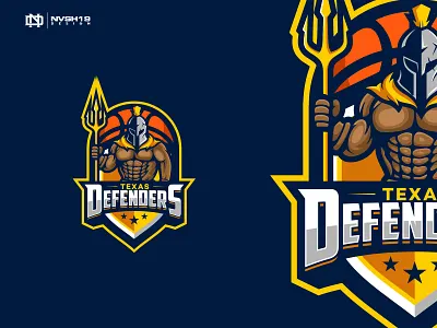TEXAS DEFENDERS branding design design logo esport logo graphic design icon illustration logo logo design spartan sport logo sports texas vector warrior