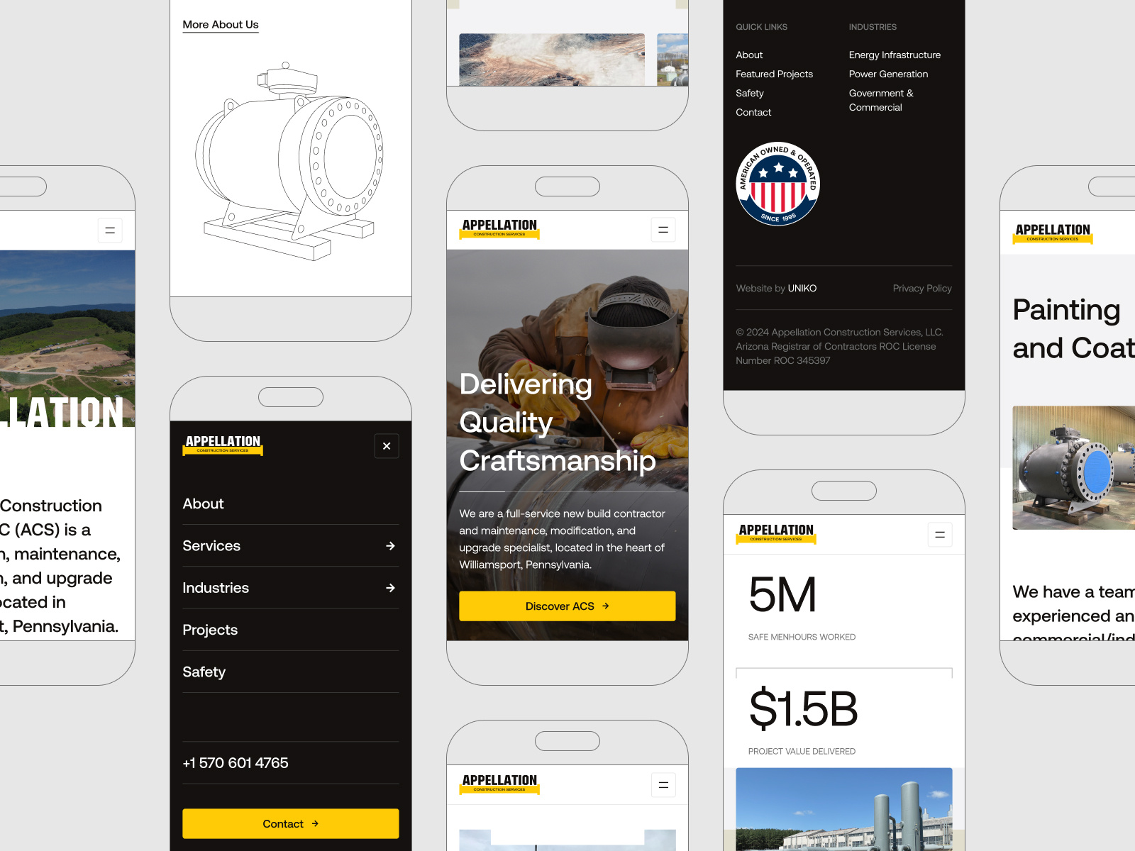 Example of Website Design & Development
