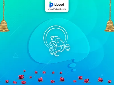 Create & Design a Festive Ganesh Chaturthi Template with Picboot design ganesh chaturthi ganeshchaturthi graphic design illustration