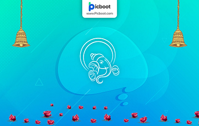 Create & Design a Festive Ganesh Chaturthi Template with Picboot design ganesh chaturthi ganeshchaturthi graphic design illustration