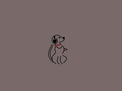 PoP pet logo design illustration logo