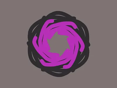 Round JOURNEY logo design graphic design illustration logo