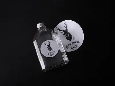 braserrie knot custom round stickers branding customstickers design sticker