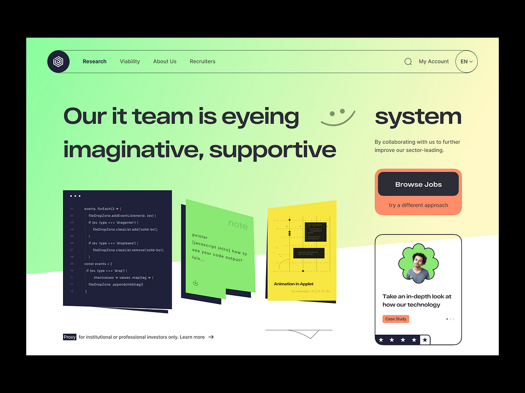 Information Technology Website Design By Md Sakib For Pixency On Dribbble