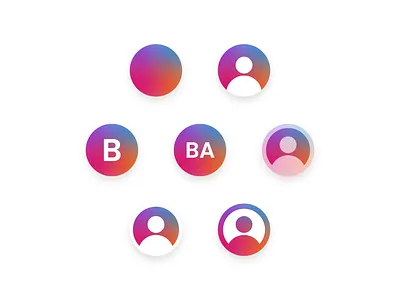 Daily UI | Day #088-Avatar 088 avatar colorful daily ui daily ui 088 dailyui dailyui 088 default design gradient graphic design mobile picture profile profile picture ui ui component ui design ui element user interface