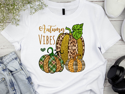 Autumn Vibes T-shirt Design autumn quote best t shirt branding custom t shirt design funny t shirt graphic design illustration logo t shirt design thanksgiving turkey typography
