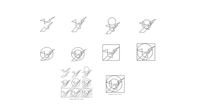 protractor branding design graphic design icon illustration logo minimal vector