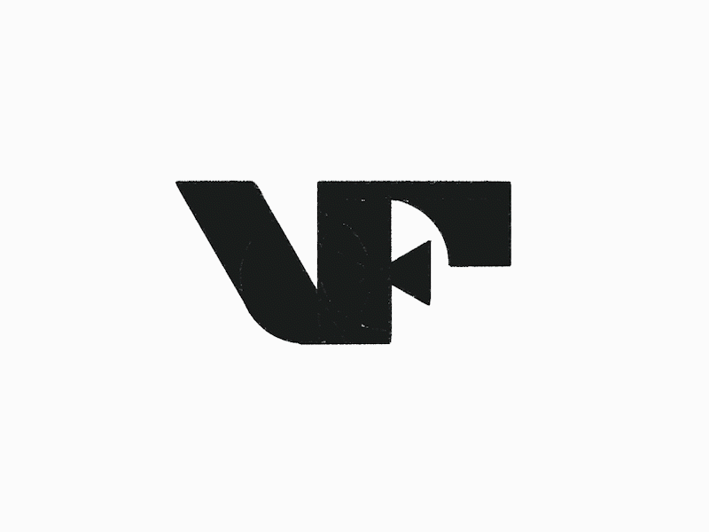 V F monogram logomark - Credit: 3d animation branding design graphic design illustration letter f letter v lettermark logo logo design logo designer logodesign minimalist logo minimalist logo design monogram monogram logo motion graphics typography ui