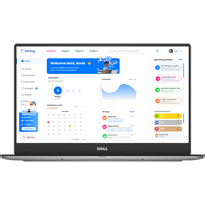 Education Dashboard design education graphic design typography ui