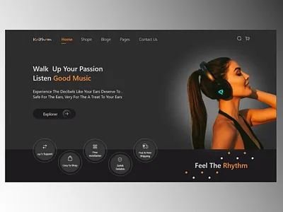 eCommerce website app branding design ecommerce icon illustration logo music shop sound typography ui ux vector web